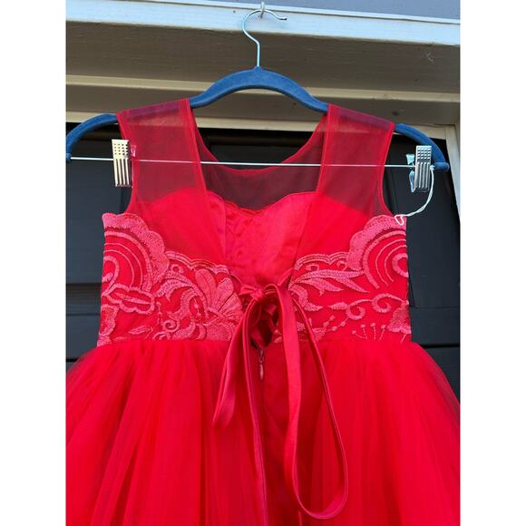 Flower Girl Bridesmaids Wedding Dress - Picture 5 of 12